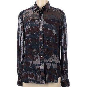 💖 Rachel Roy Silk Button Down